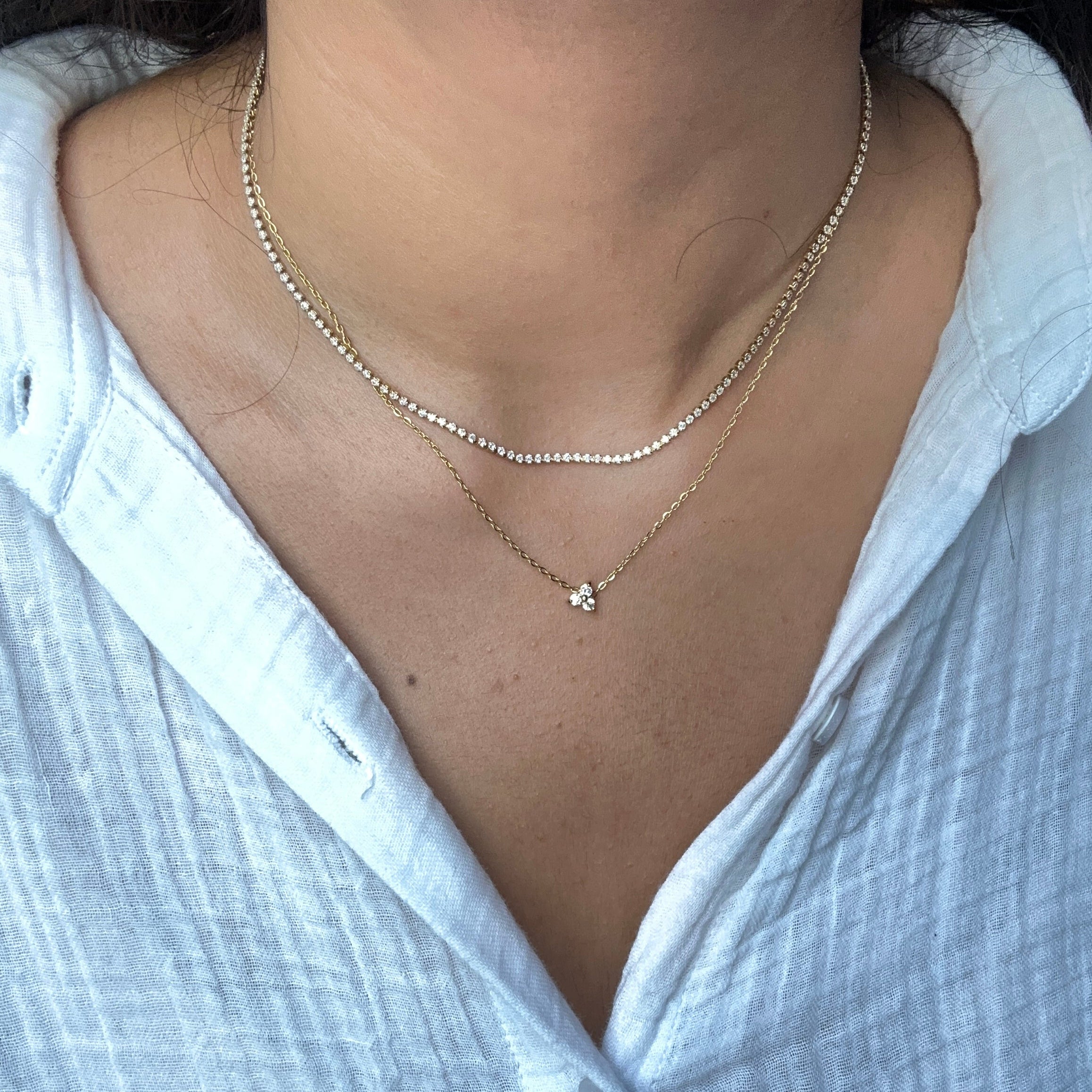 Double Layer Fiora Necklace