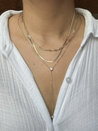 Three Layer Drop Necklace