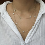 Long Pearl Necklace