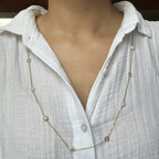Long Pearl Necklace