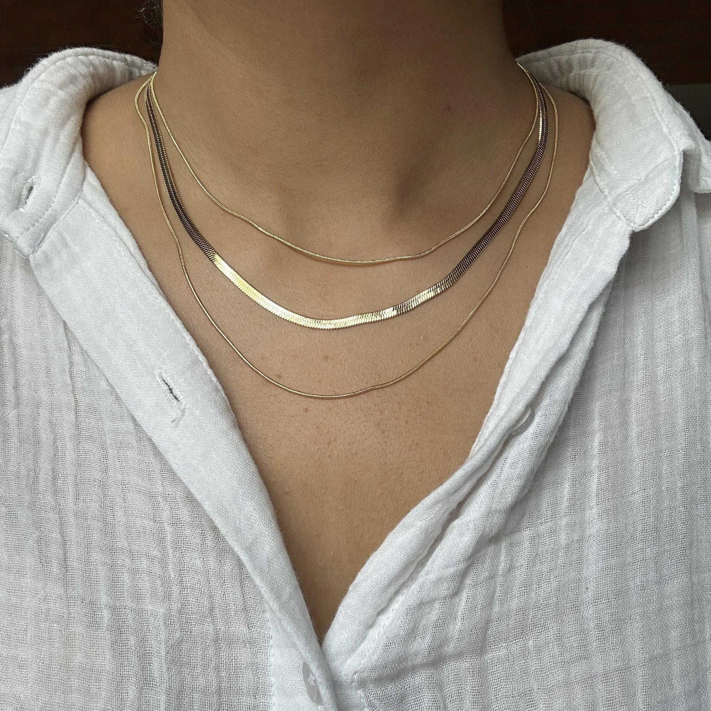 Celestial Triple Layer Necklace