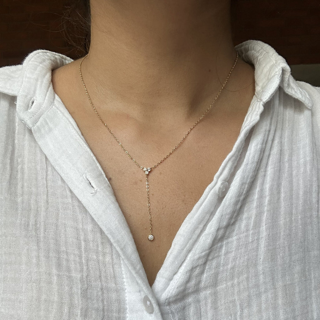 Aura Petal Drop Necklace