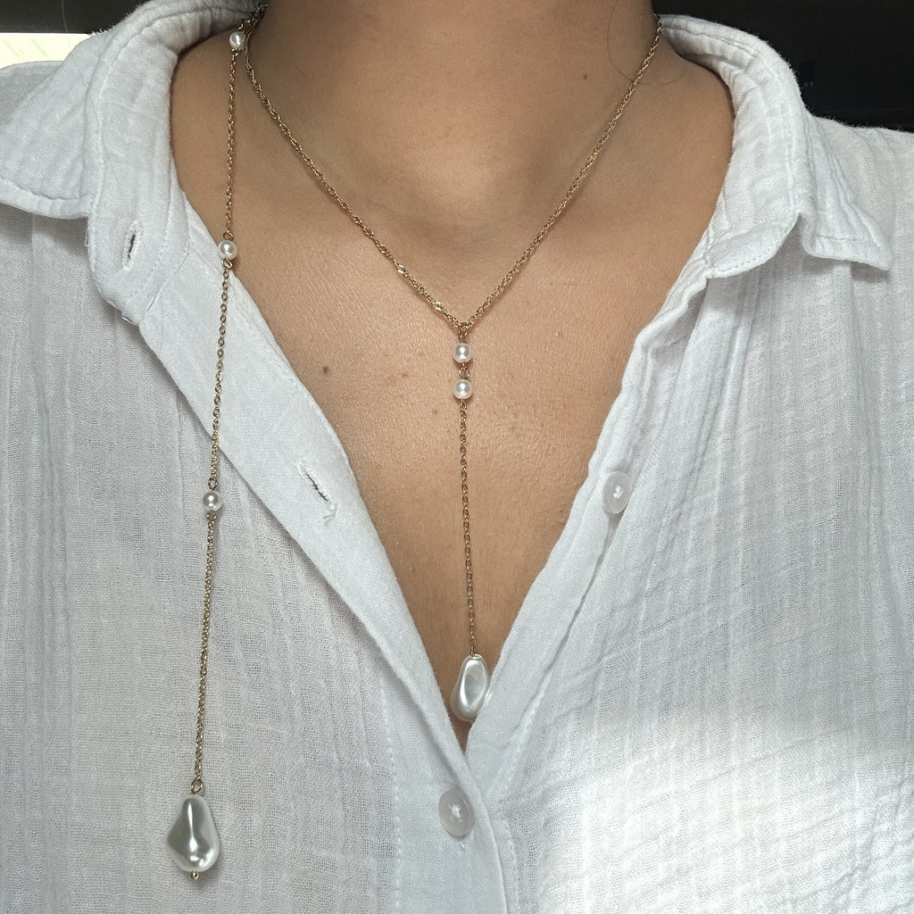 Baroque Waterfall Lariat