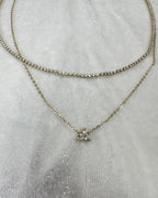 Double Layer Fiora Necklace