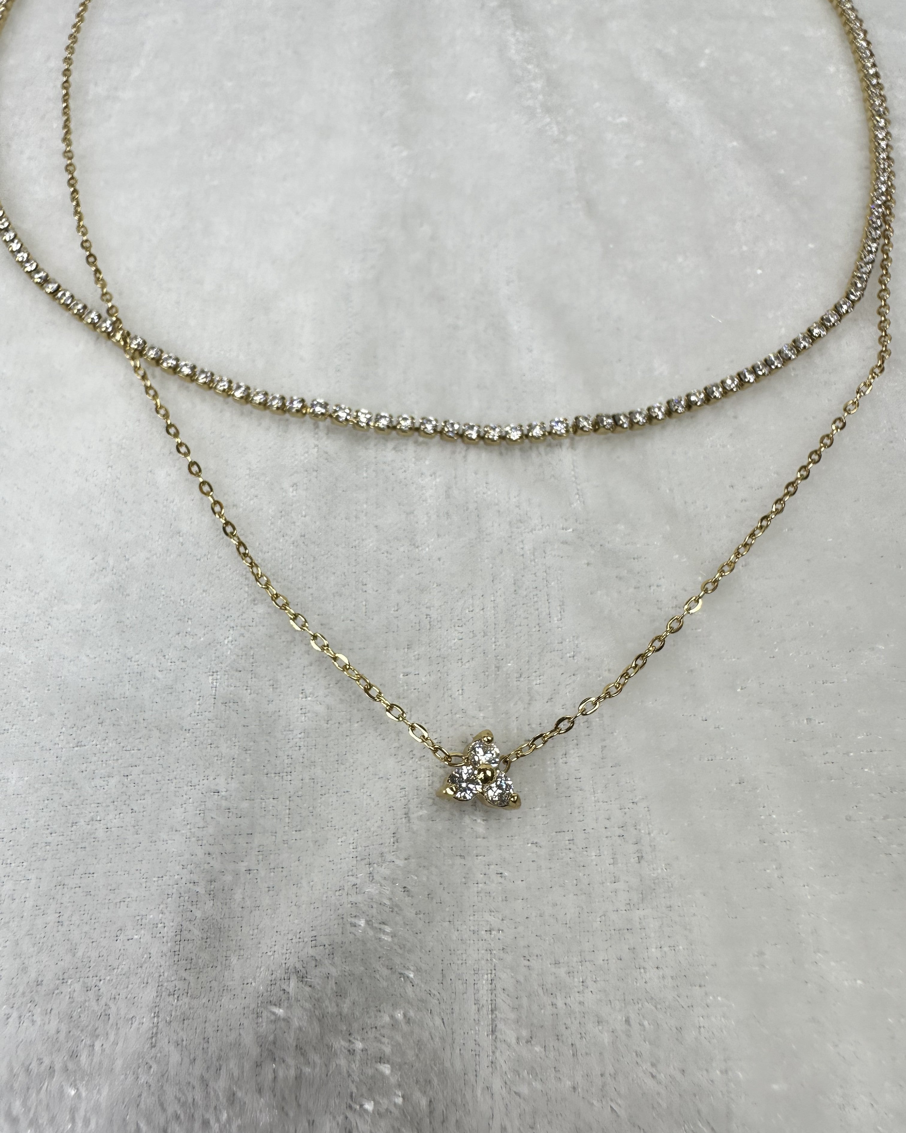 Double Layer Fiora Necklace