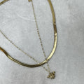 Bee Double Layer Necklace