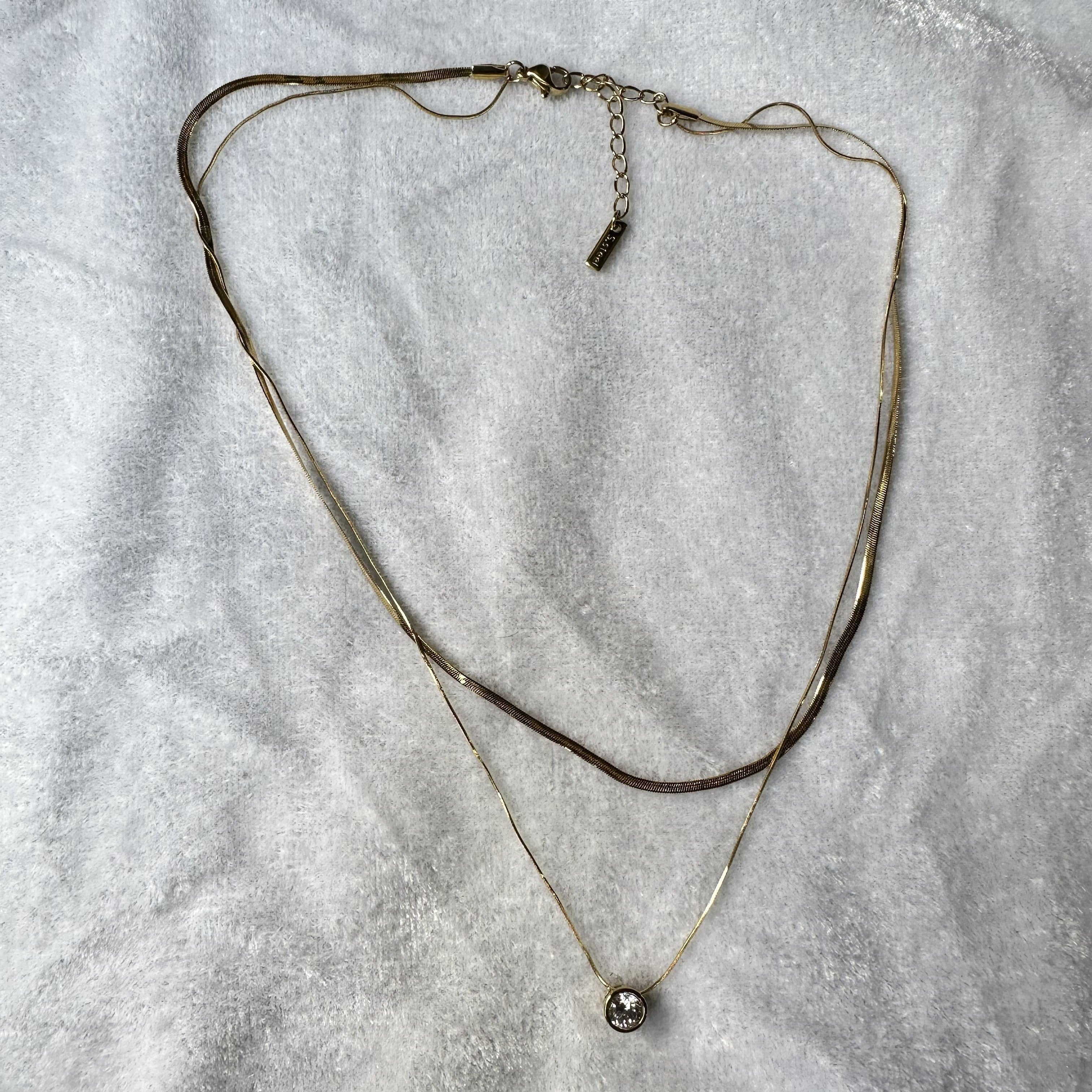 Riva Double Layer Necklace