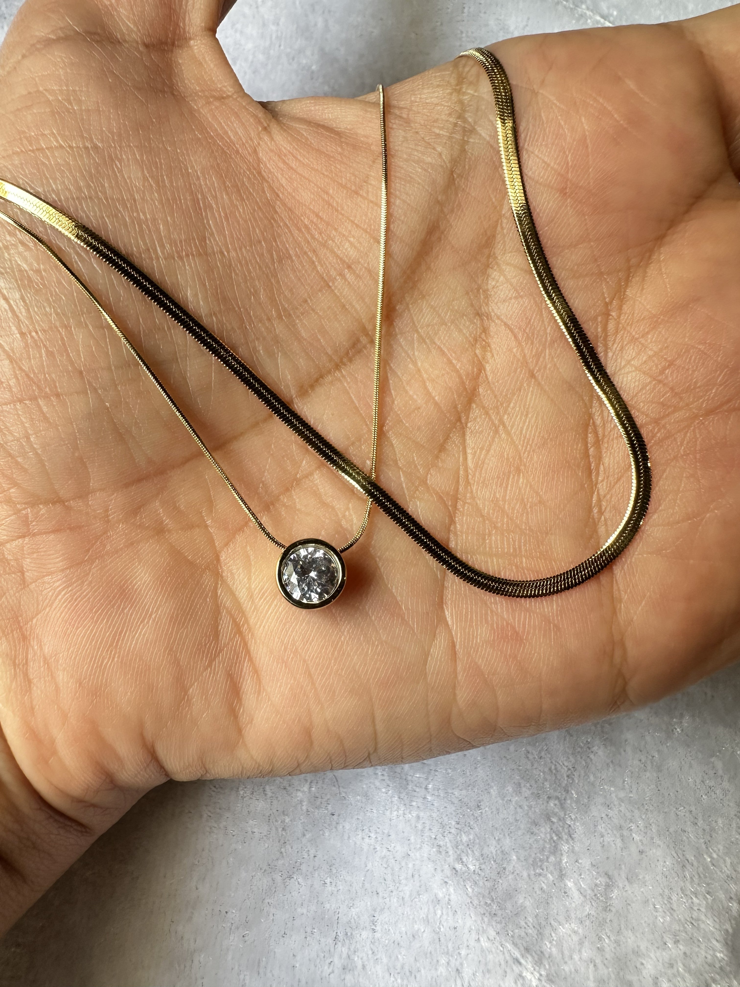Riva Double Layer Necklace