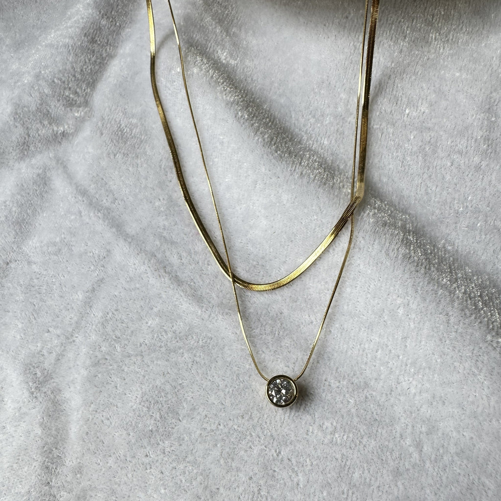 Riva Double Layer Necklace