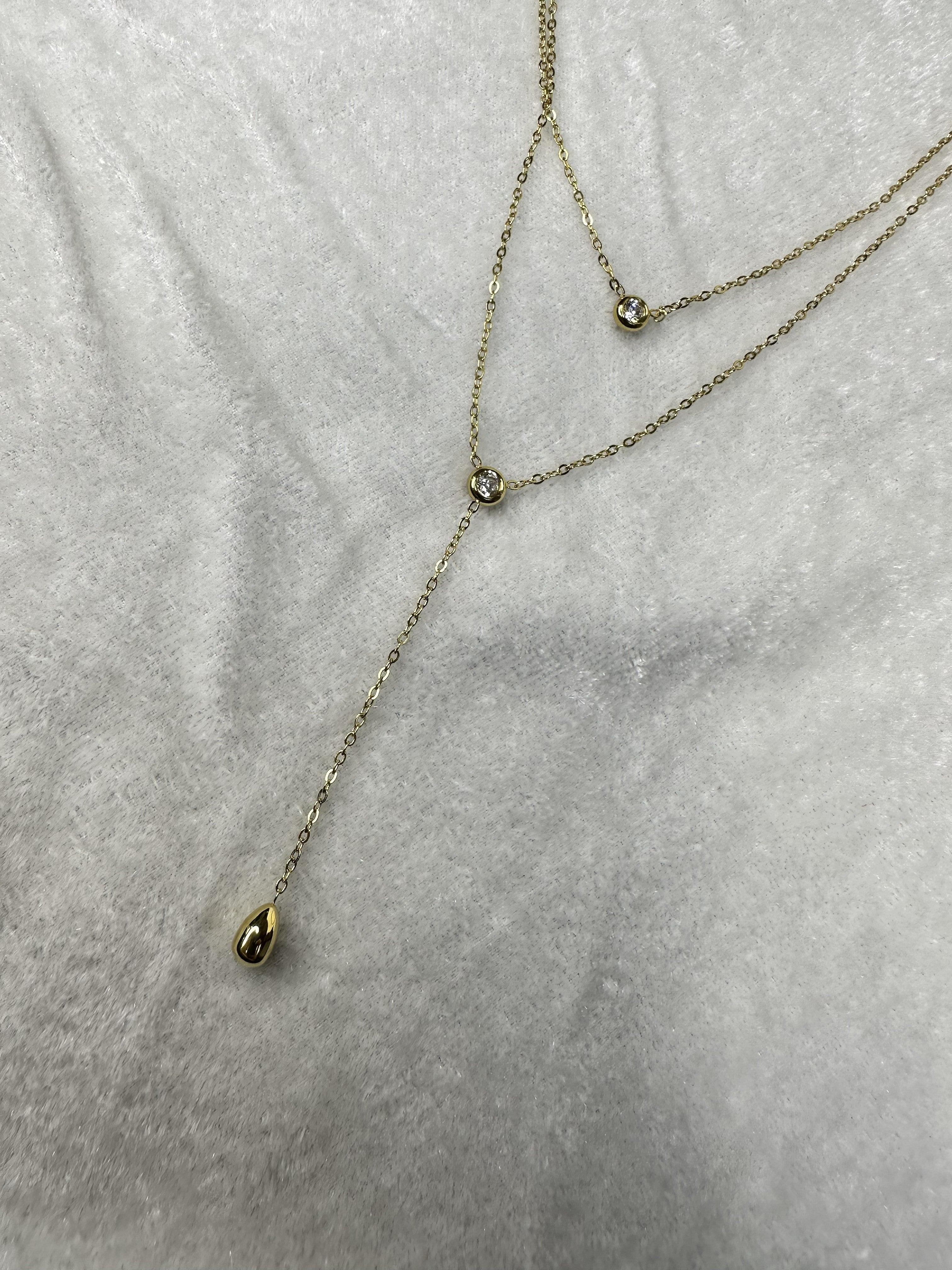 Dual Chain Solitaire & Drop Lariat