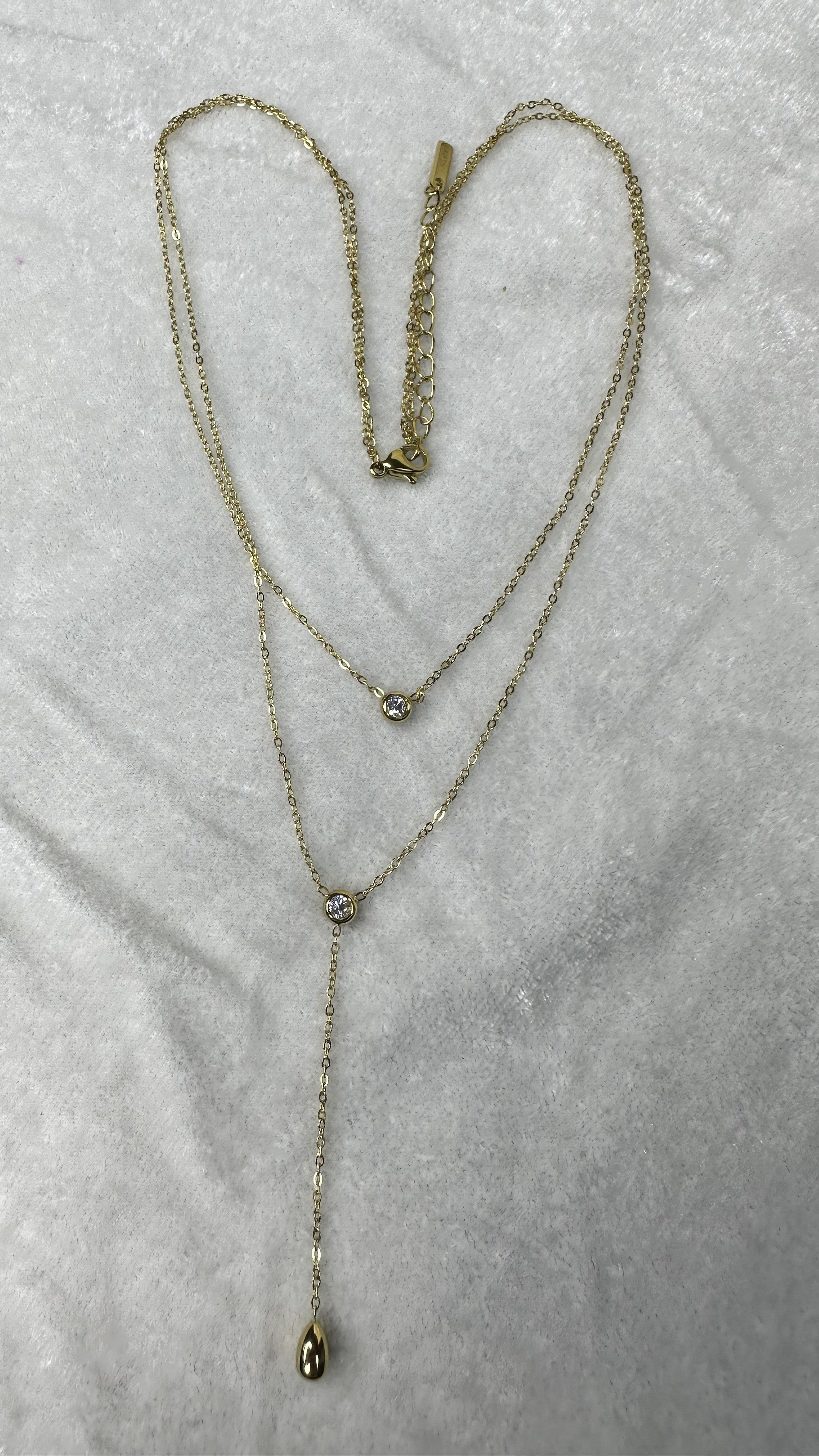Dual Chain Solitaire & Drop Lariat