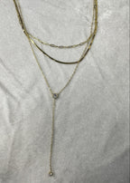 Three Layer Drop Necklace