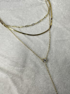 Three Layer Drop Necklace