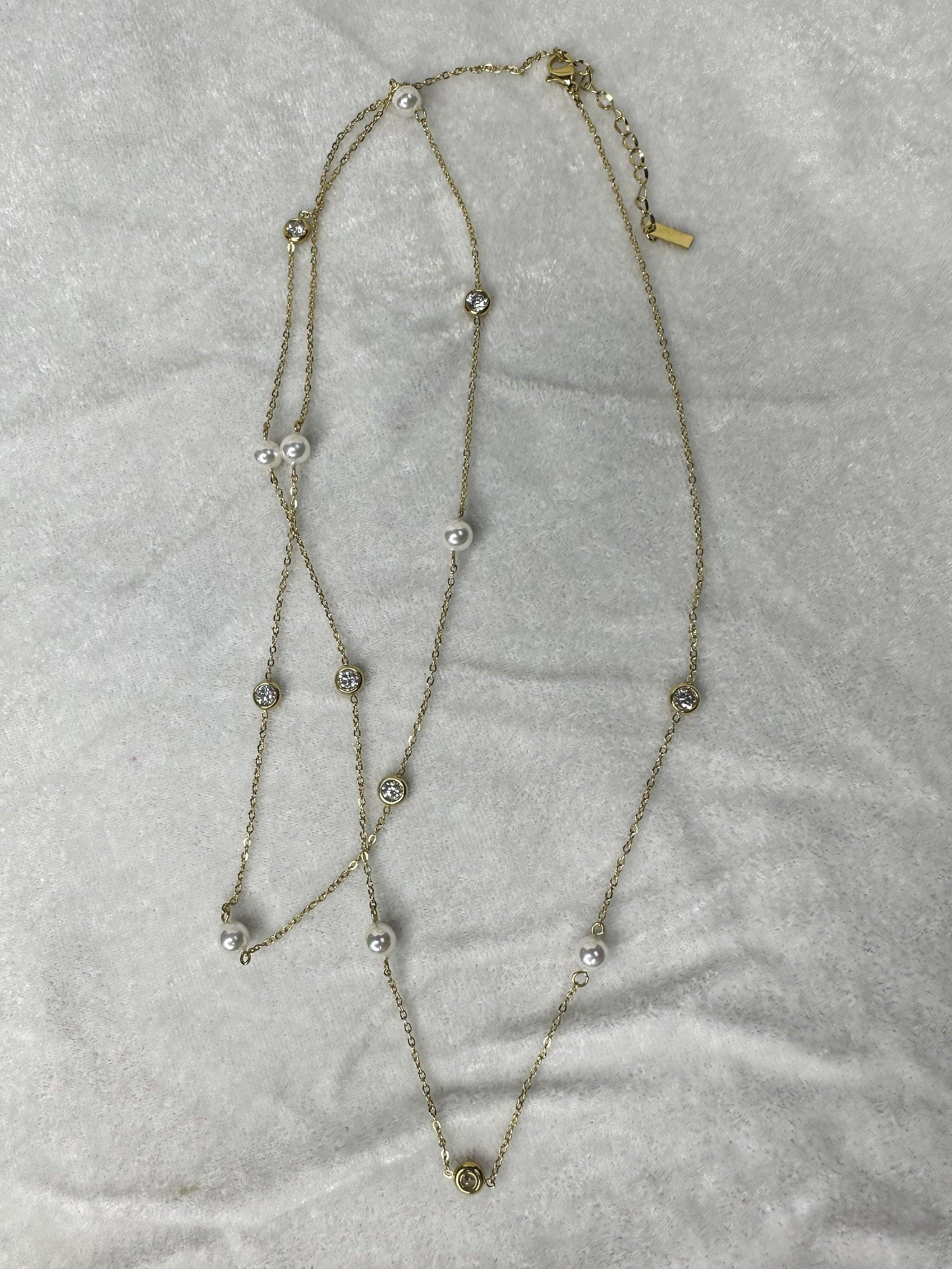 Long Pearl Necklace
