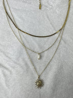Morning Radiance Trio Necklace
