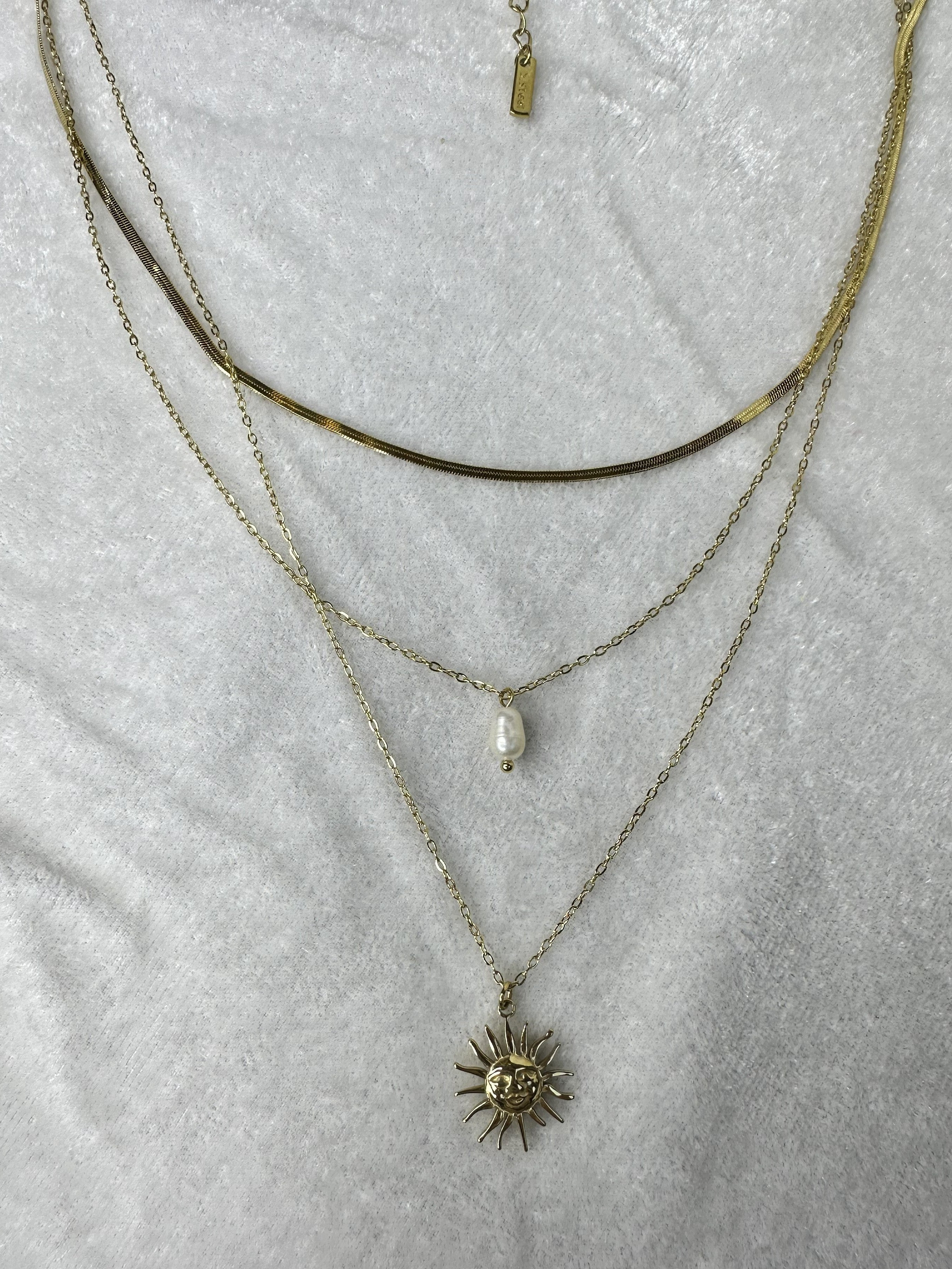 Morning Radiance Trio Necklace