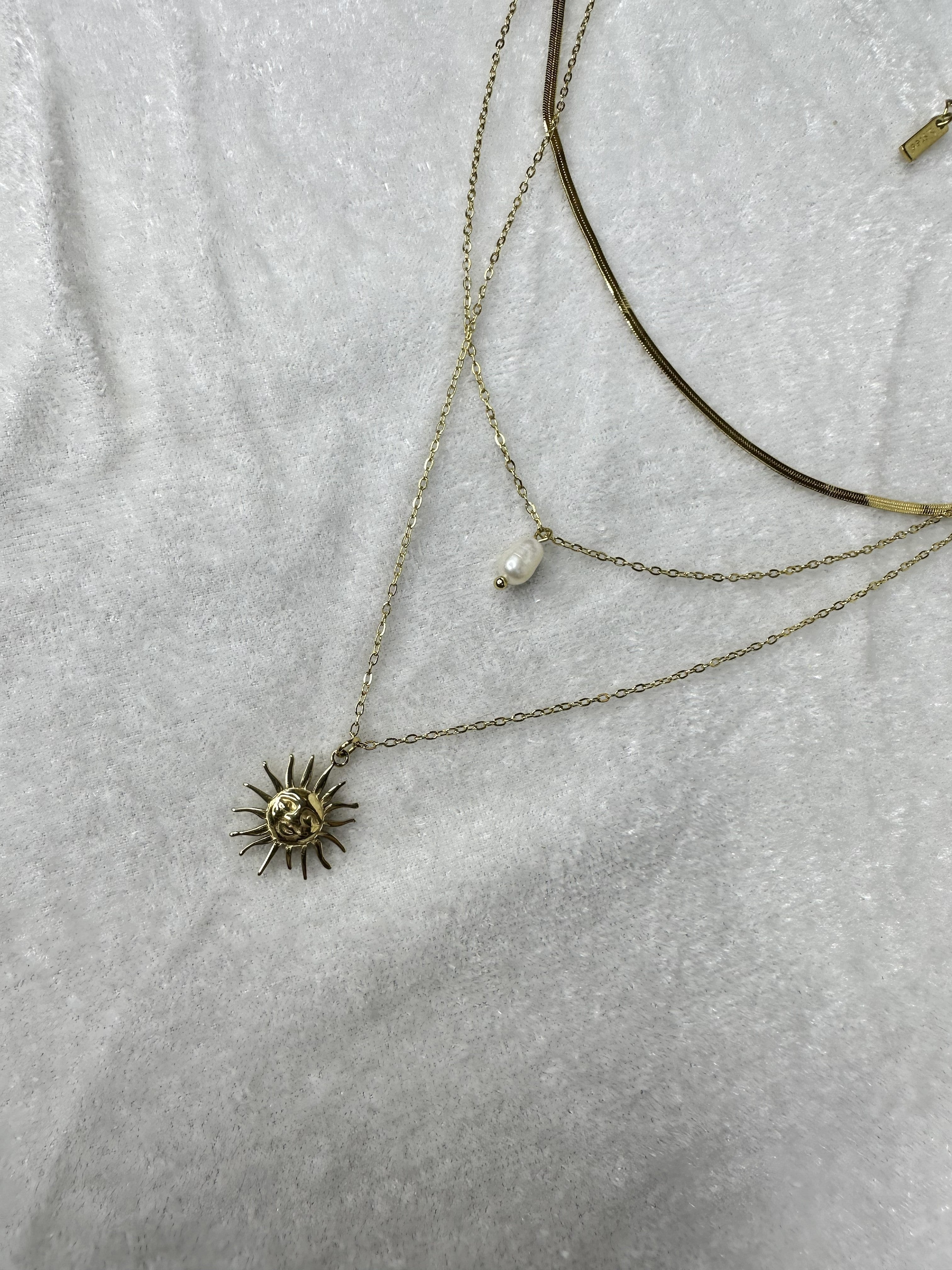 Morning Radiance Trio Necklace