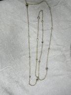 Luna Solitaire Drop Necklace
