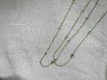 Luna Solitaire Drop Necklace