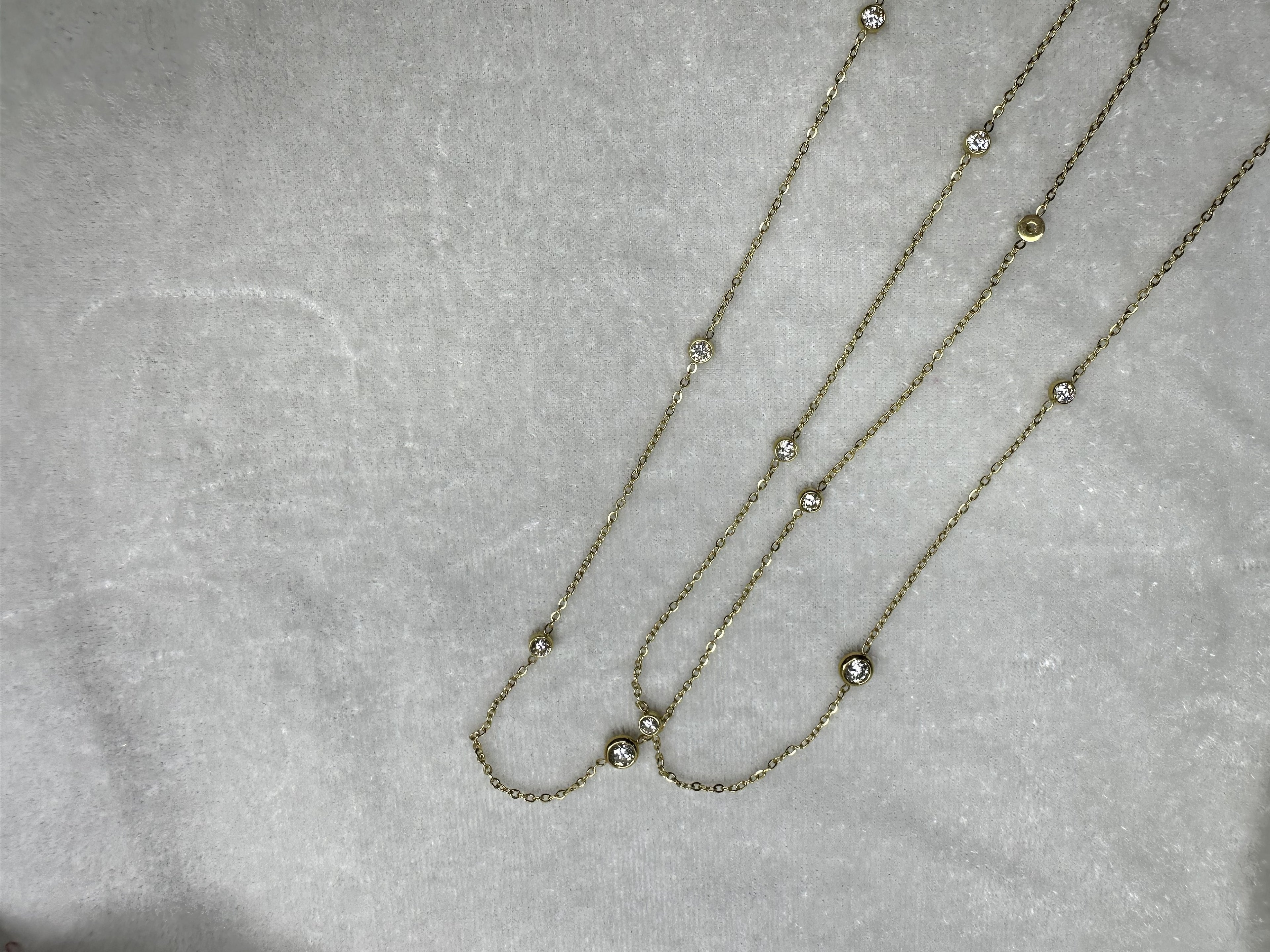 Luna Solitaire Drop Necklace