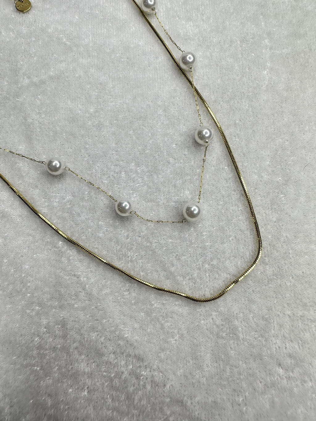 Dewdrop Double Strand Necklace